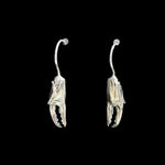 Lil Crab Claw Earrings in Sterling